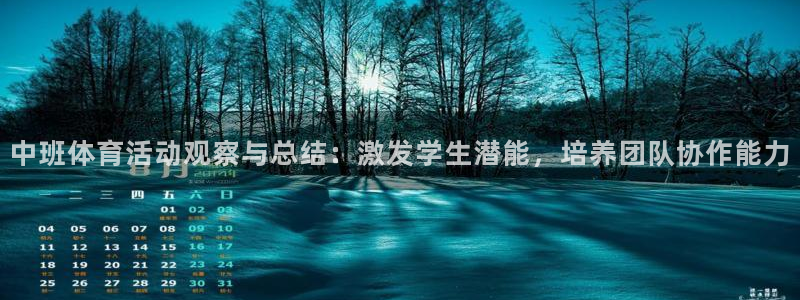 风速体育app下载官网最新版：中班体育活动观察与总结：激发学生潜能，培养团队协作能力